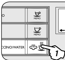 SAECO HD8768 - MANUAL RINSE CYCLE CICLO DE ENJUAGUE MANUAL - 8