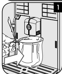 SAECO HD8768 - MANUAL RINSE CYCLE CICLO DE ENJUAGUE MANUAL - 1