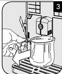 SAECO HD8768 - MANUAL RINSE CYCLE CICLO DE ENJUAGUE MANUAL - 5