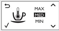 SAECO INCANTO HD8911 - Regulación de la temperatura de infusión - 1