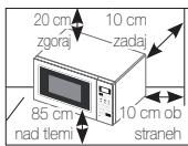 SAMSUNG GE73A - NAMESTITEV MIKROVALOVNE PEČICE - 1