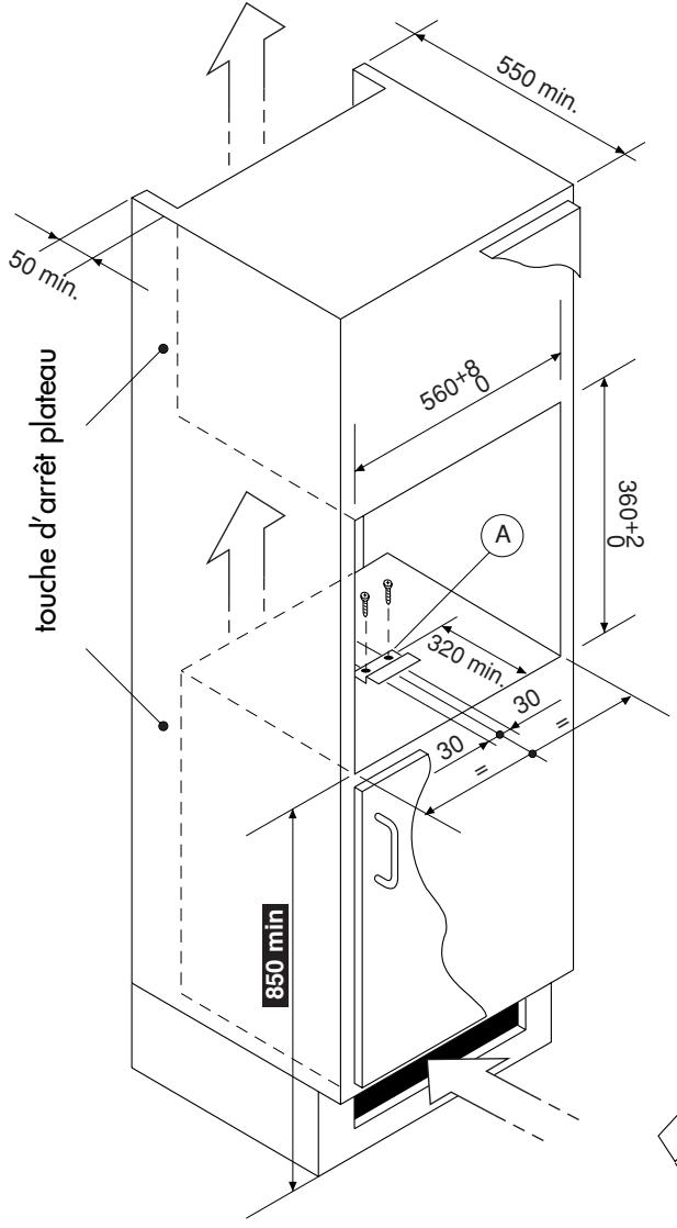 HOTPOINT MWK 211 W HA - Installation dans un MEUBLE - 1