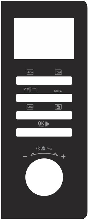 BRANDT GE2300S - f) The Control Panel - 1