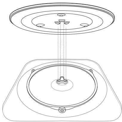 SAGE COMPACT WAVE - ASSEMBLING THE GLASS TURNTABLE - 1