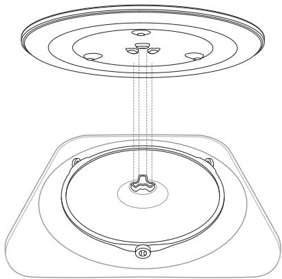 SAGE COMPACT WAVE - MONTAGE DU PLATEAU TOURNANT EN VERRE - 1