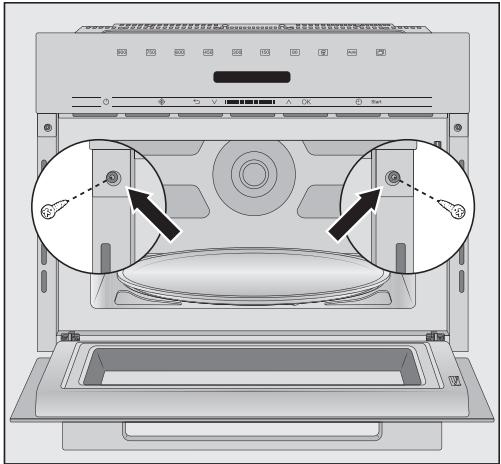 MIELE M 7140 TC  -  M 7140 TC - Exécuter l'encastrement - 2