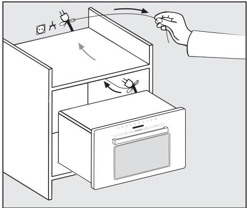 MIELE M 7140 TC  -  M 7140 TC - Exécuter l'encastrement - 1