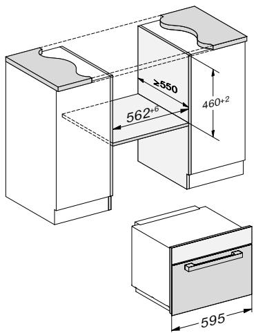 MIELE M 7140 TC  -  M 7140 TC - Encastrement dans meuble bas - 1