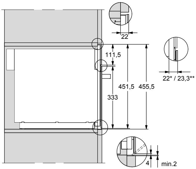 MIELE M 7140 TC  -  M 7140 TC - Encastrement dans meuble bas - 2