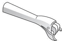 HOTPOINT MD 344 IX HA - HANDLE FOR THE CRISP PLATE - 1