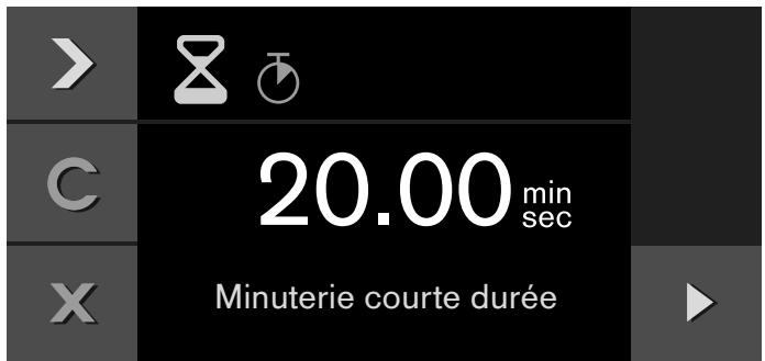 GAGGENAU BMP250-110 - Réglage de la minuterie courte durée - 1