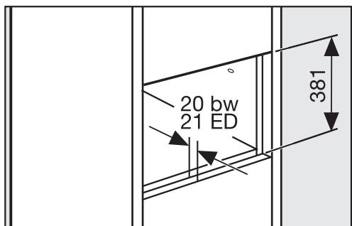 MIELE M 6022-55 SC - Incasso in un armadio a colonna - 2