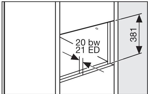 MIELE M 6022-55 SC - Encastrement dans une armoire haute - 2