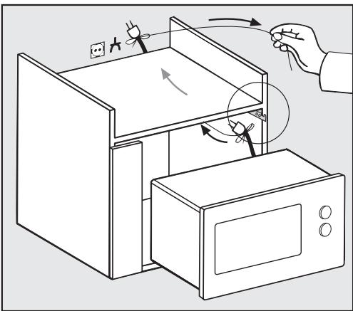 MIELE M 6022-55 SC - Encastrement dans une armoire supérieure - 3