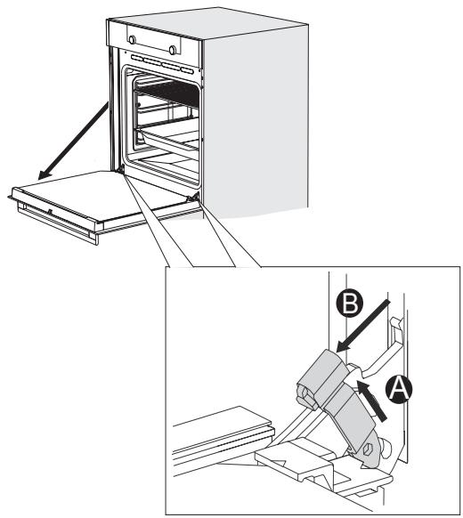 ASKO PRO OP8637S - Remove the oven door - 1