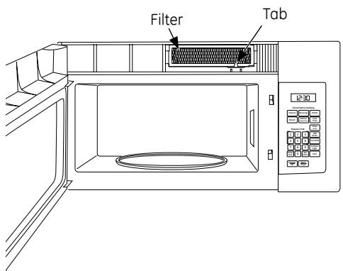 GE JVM1630WFC - Charcoal Filter - 2