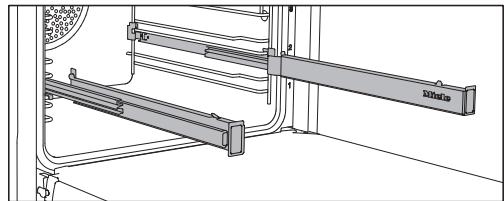 MIELE DGC 7440 NR  -  DGC 7440X BB - Rails coulissant FlexiClips HFC71 - 1