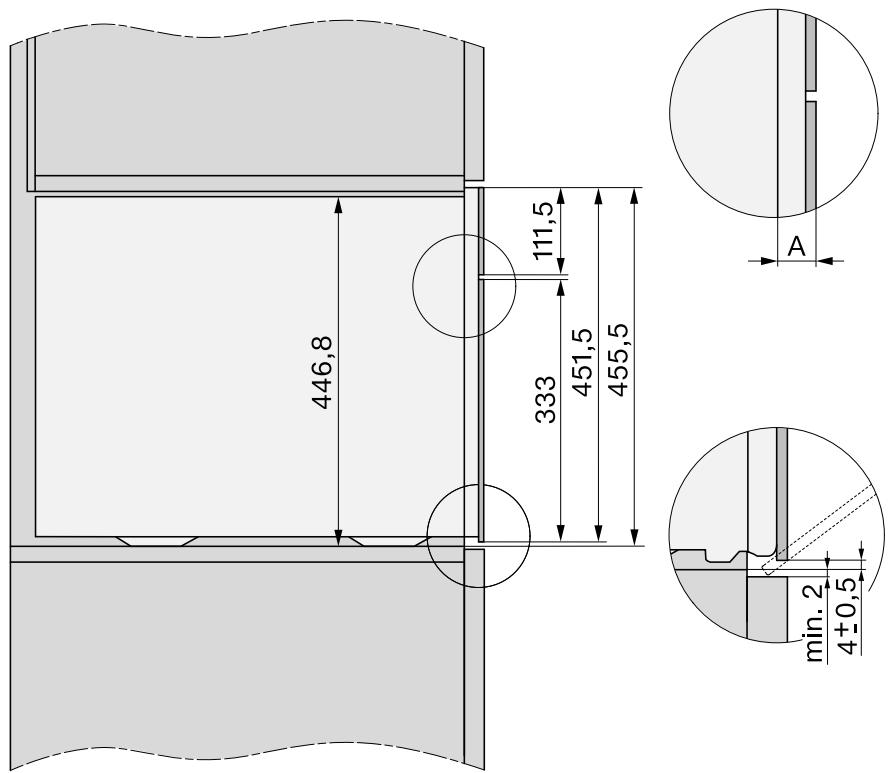 MIELE DGC 7440 NR  -  DGC 7440X BB - Encastrement dans un meuble bas - 2