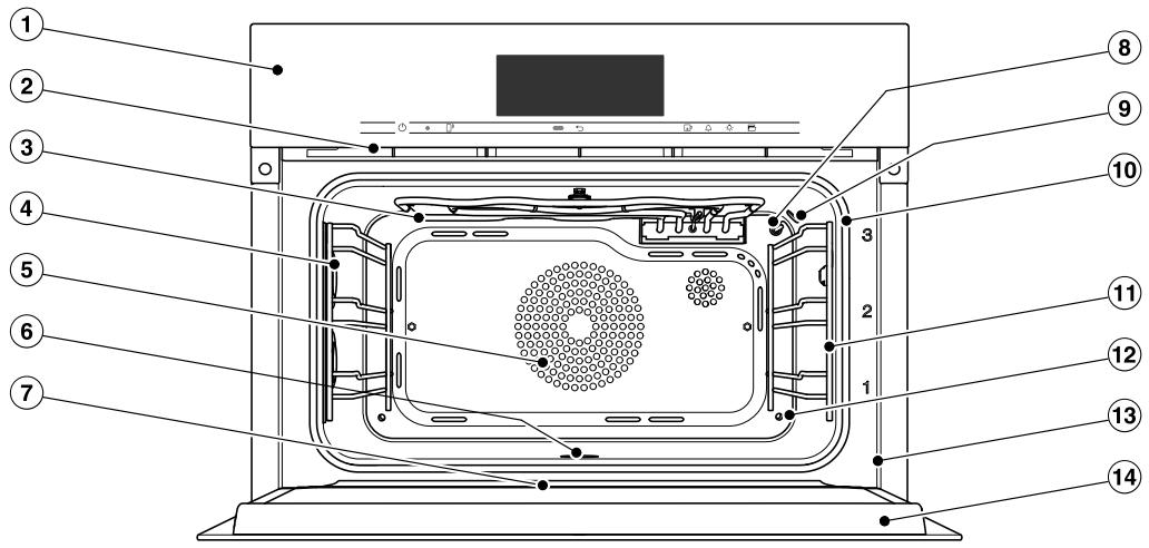 MIELE DGC 7440 NR  -  DGC 7440X BB - Four vapeur - 1