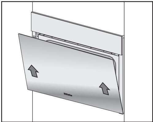 MIELE DGC 7440 NR  -  DGC 7440X BB - Démonter la porte - 4