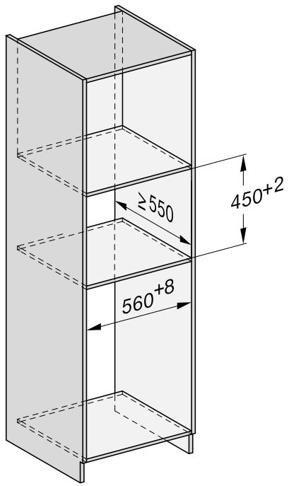 MIELE DGC 7440 NR  -  DGC 7440X BB - Encastrement dans un meuble haut - 1