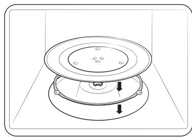 SAMSUNG MC35R8058KC - Plateau tournant - 1