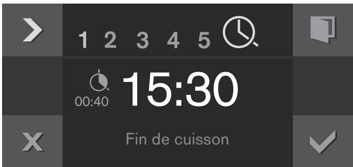 GAGGENAU BMP224-100  -  BMP224-110 -  BMP224-130 - Différer la fin de cuisson - 1