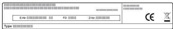 NEFF C1APG64N0 - C1APG64N0 - Codice prodotto (E-Nr.) e codice di produzione (FD) - 1