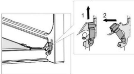 GORENJE ECS5350XA - Démontage et remontage de la porte du four (selon le modèle) - 1