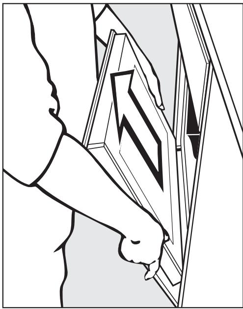 MIELE H 2561 B - Déposer la porte - 3
