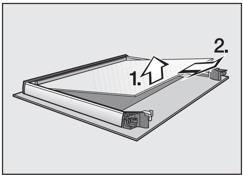MIELE H 2561 B - Désassemblage de la porte - 4
