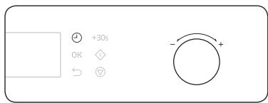 SAMSUNG NQ50K3130BT - De bereidingstijd tijdens de bereiding wijzigen - 1