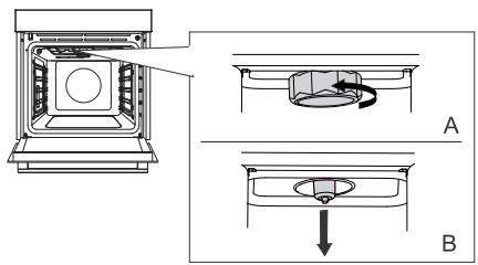 GORENJE BO6717E03X - Replacing the bulb - 1