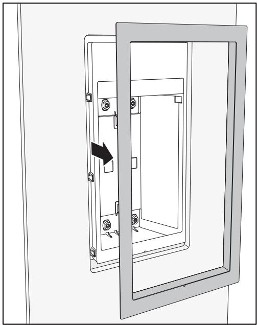 MIELE F 2672 VI - Preparing the cabinet fronts - 9