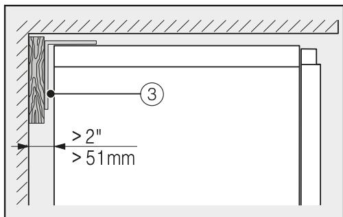 MIELE F 2672 VI - Preparing the installation niche - 4