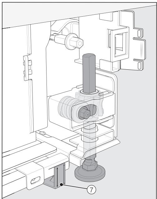 MIELE F 2672 VI - Aligning the refrigeration appliance - 4
