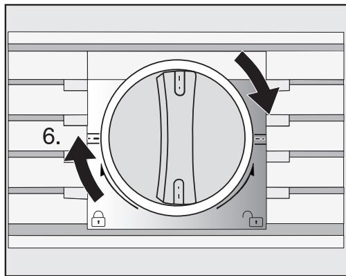 MIELE F 2672 VI - Cleaning the water filter (Intensive Clear 2.0 mesh filter) (see "Optional accessories") - 6