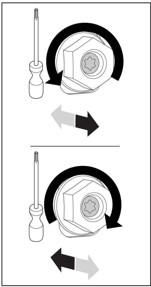 MIELE F 2672 VI - Aligning the Ice/Water dispenser - 4