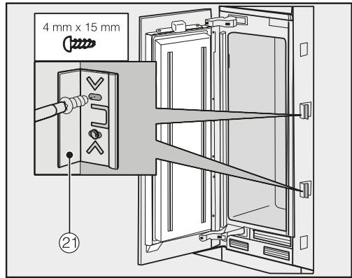 MIELE F 2672 VI - Mounting the cover in a side-by-side combination - 4