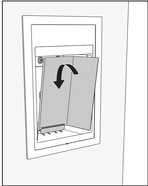 MIELE F 2672 VI - Aligning the Ice/Water dispenser - 12