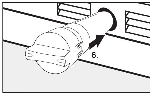MIELE F 2672 VI - Changing the water filter - 3