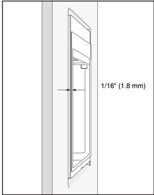 MIELE F 2672 VI - Aligning the Ice/Water dispenser - 5