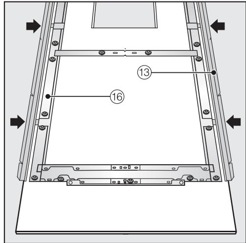 MIELE F 2672 VI - Preparing the cabinet fronts - 10