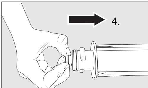 MIELE F 2672 VI - Cleaning the water filter (Intensive Clear 2.0 mesh filter) (see "Optional accessories") - 4