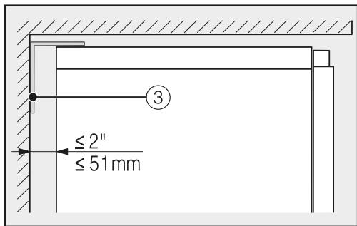 MIELE F 2672 VI - Preparing the installation niche - 3