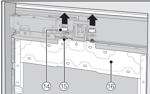 MIELE F 2672 VI - Preparing the cabinet fronts - 4