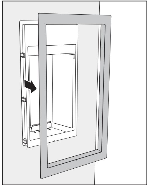 MIELE F 2672 VI - Aligning the Ice/Water dispenser - 8