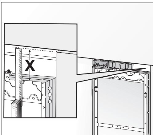 MIELE F 2672 VI - Preparing the cabinet fronts - 3