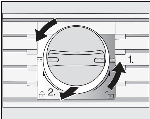 MIELE F 2672 VI - Cleaning the water filter (Intensive Clear 2.0 mesh filter) (see "Optional accessories") - 1