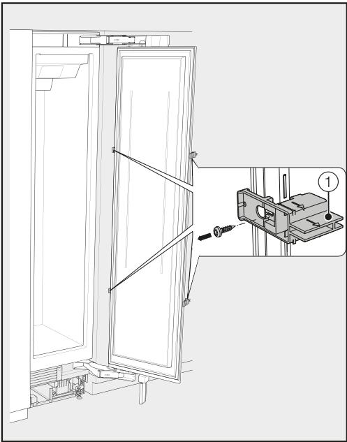 MIELE F 2672 VI - Preparing the cabinet fronts - 1